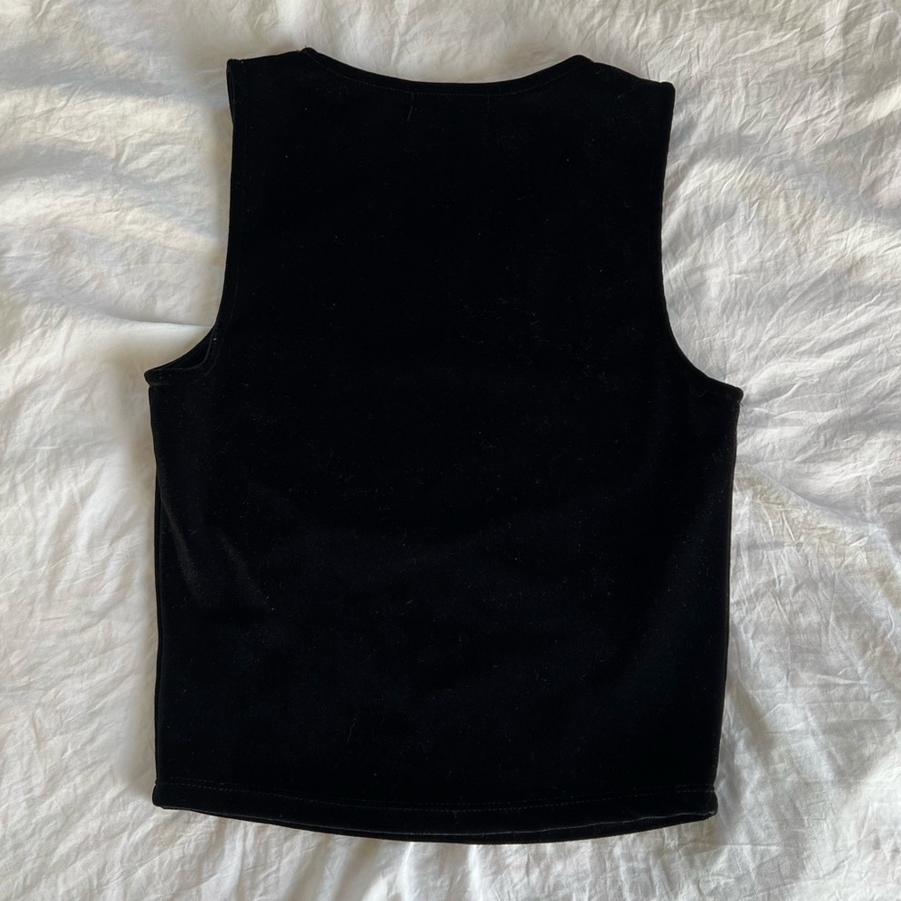 dELiA*s Dolls Kill Velvet Crop Top - Picture 3 of 4